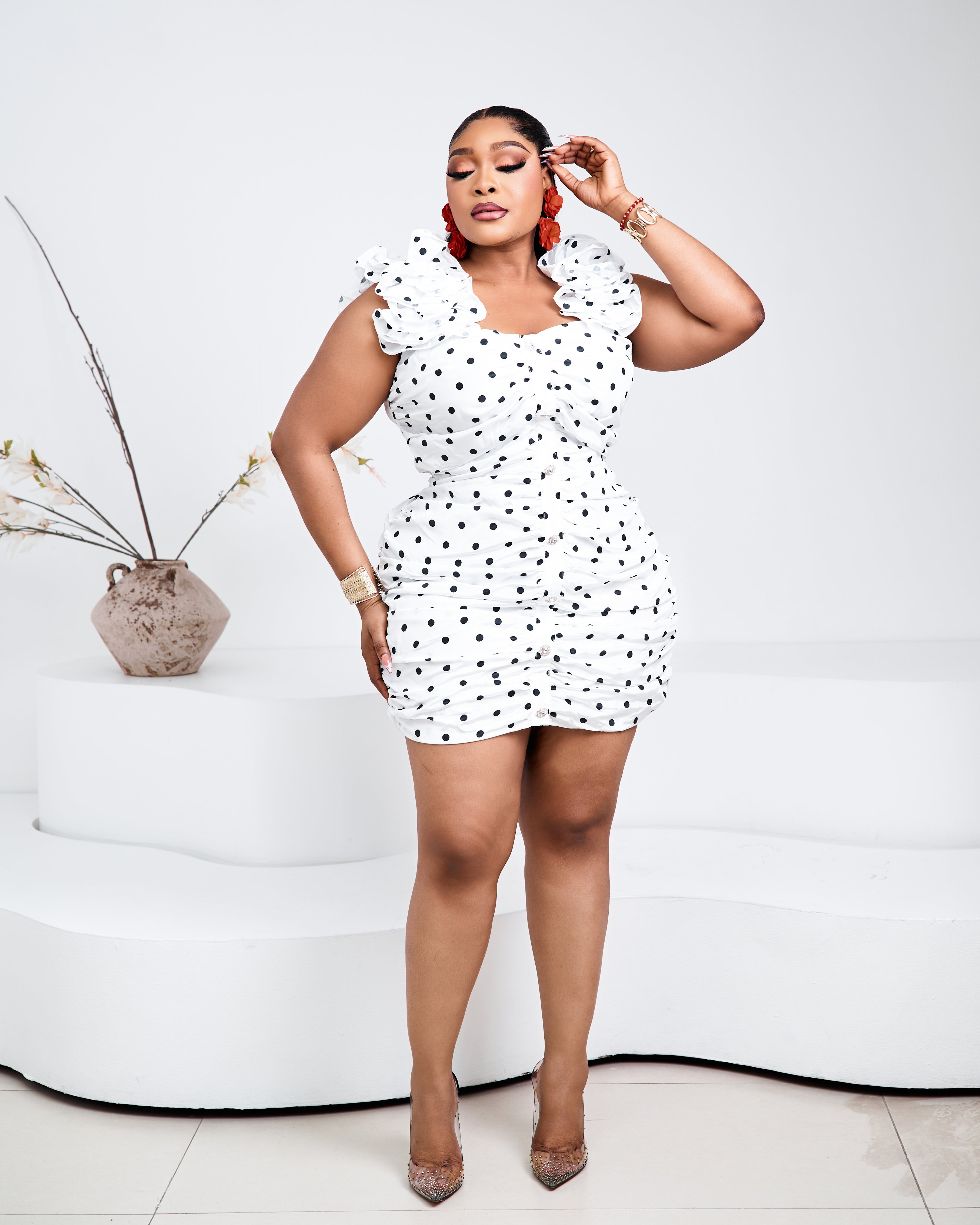 Château Blanc Couture Mini Dress