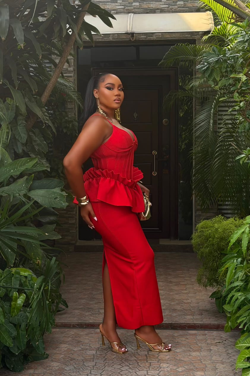 Vantelle Red Dress - STERA FASHION