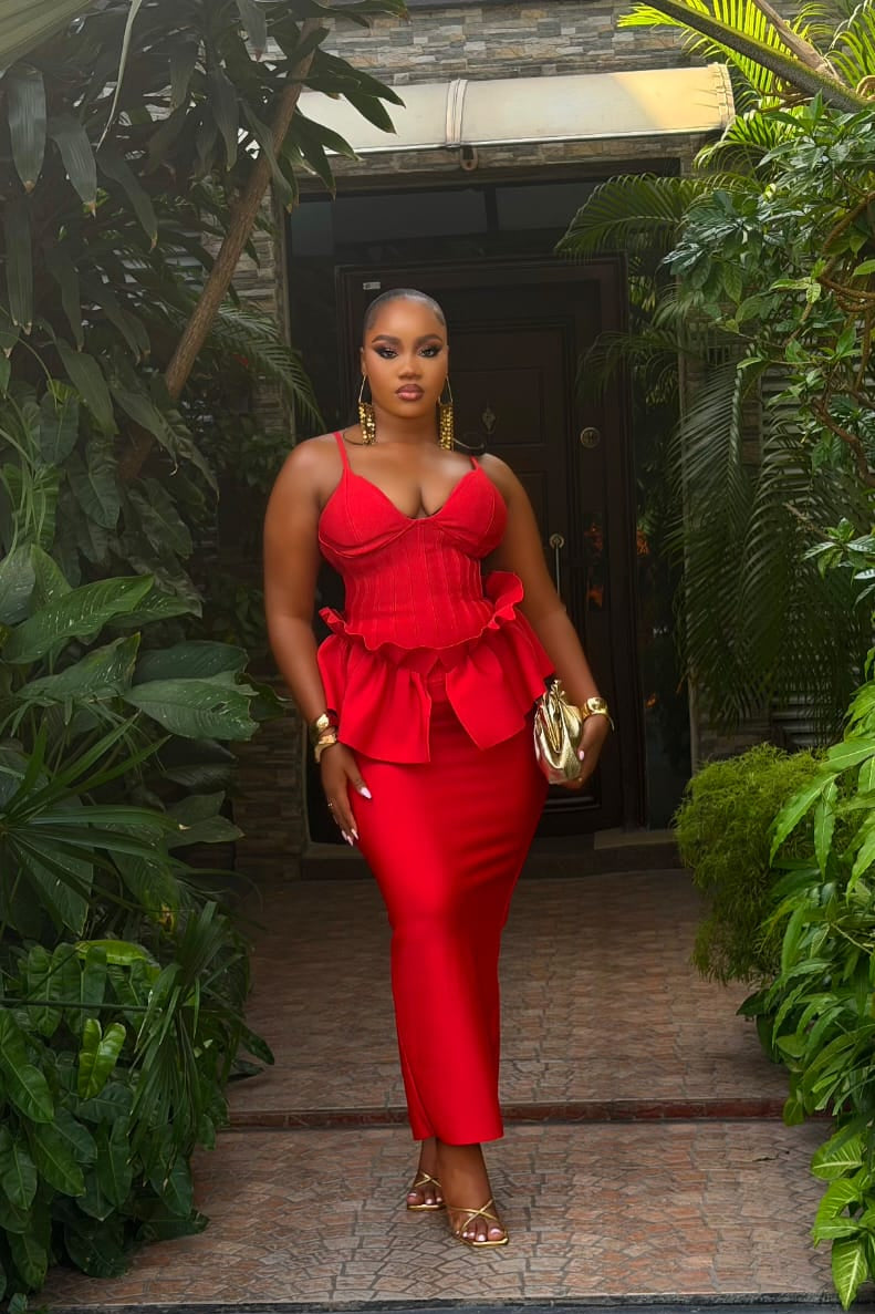 Vantelle Red Dress - STERA FASHION