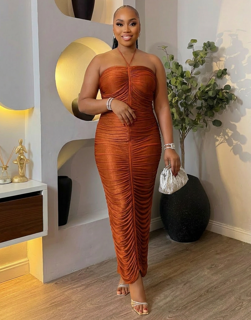 Sterra Fashion Boutique tassel bandage dress with stylish tassel details, fitted silhouette, and vibrant color.