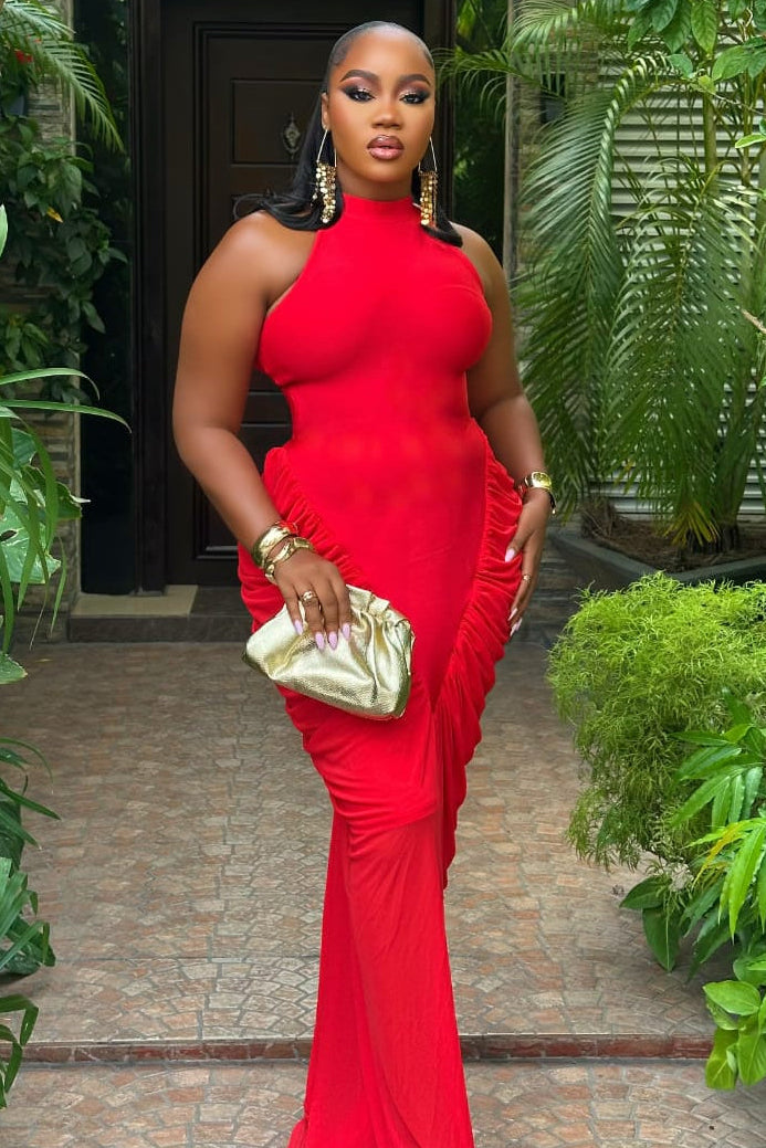 Ardent Ruffle Dress - STERA FASHION