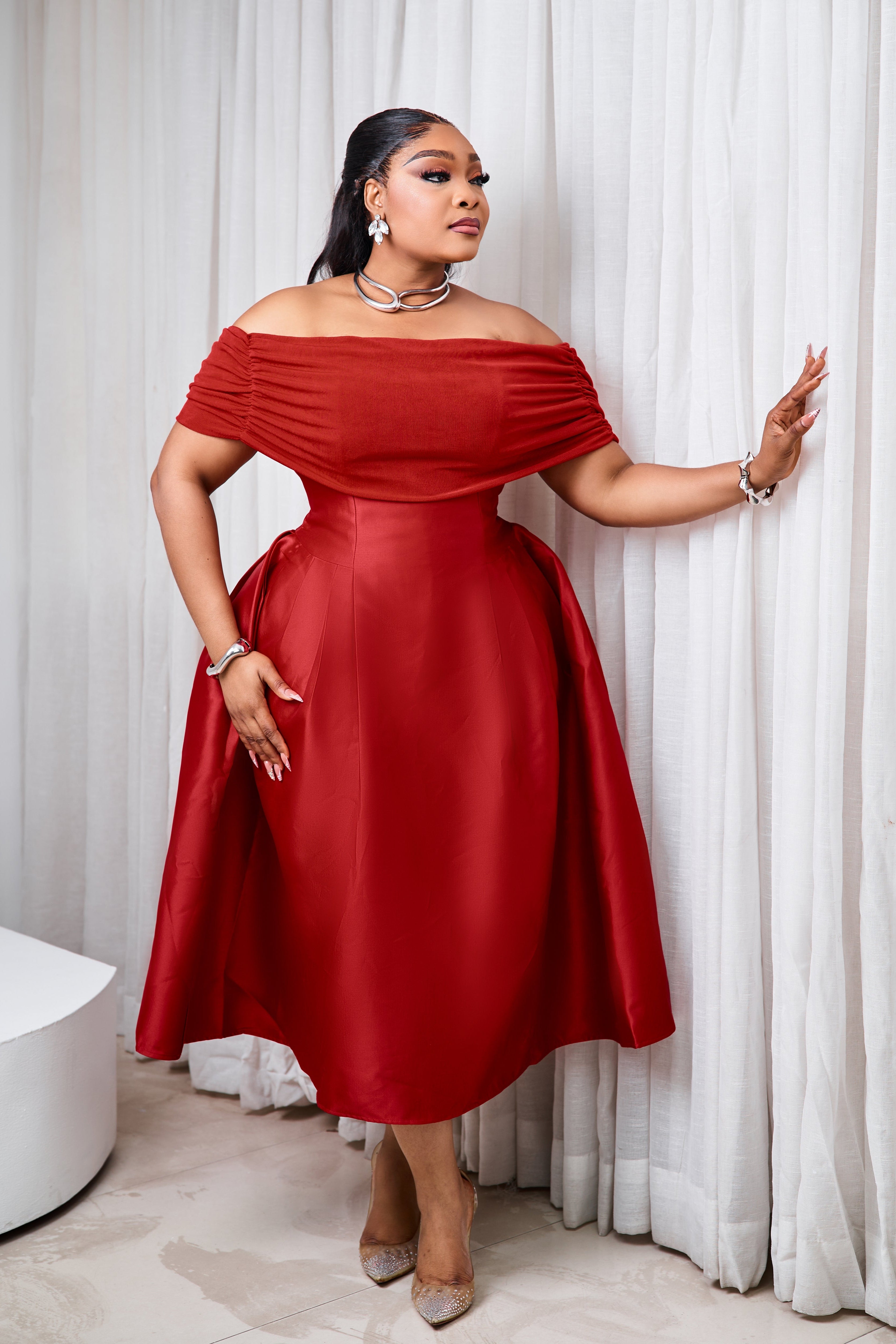 Rouge Grace Midi Dress