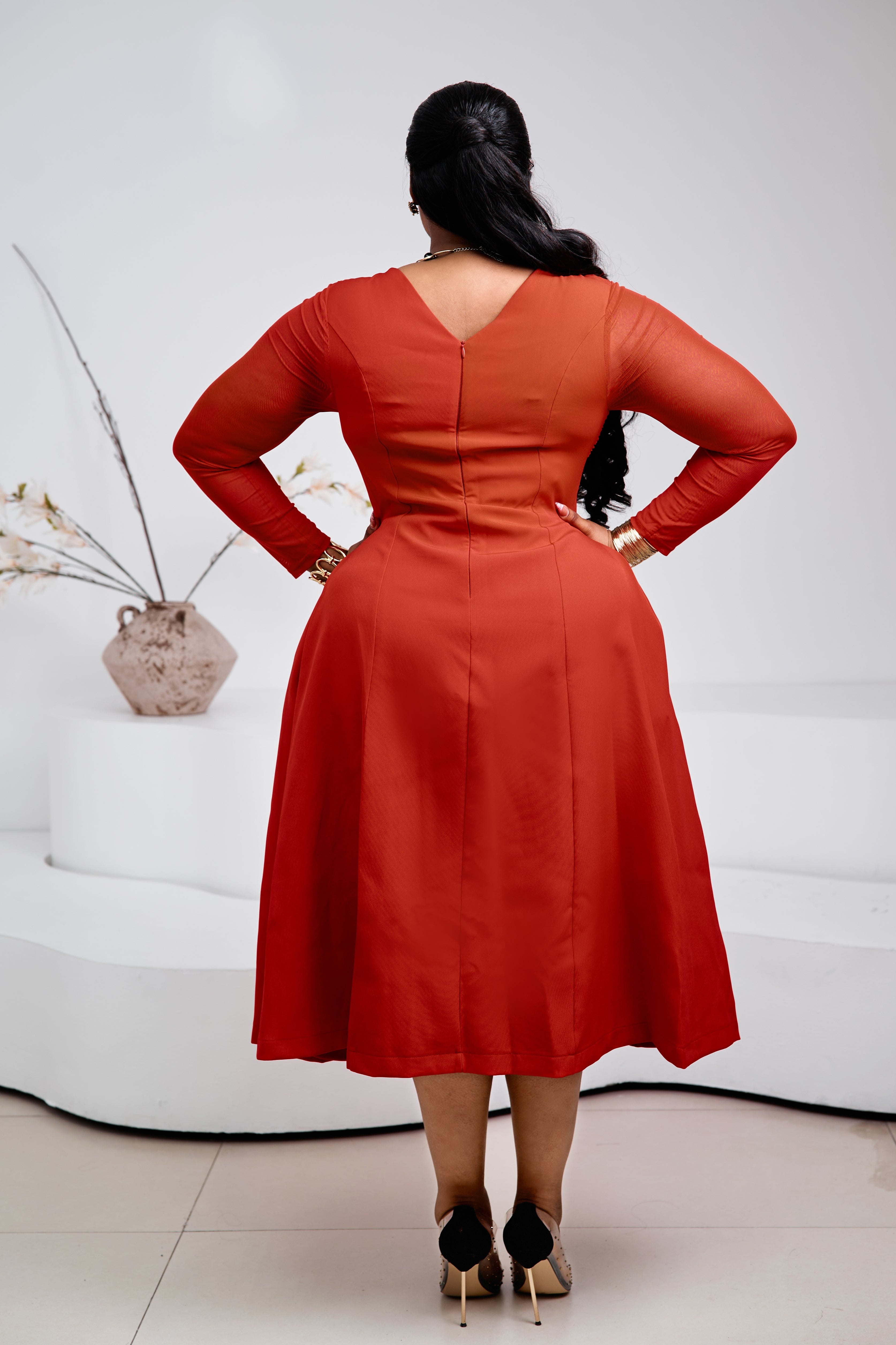 Rouge Impériale Duchess Dress
