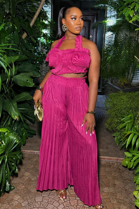 Fuchsia Élan Set - STERA FASHION 