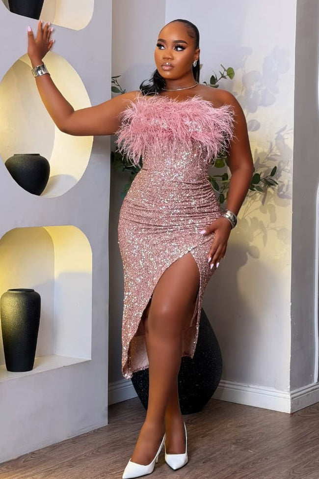 Blush Dynasty Dress - STERA FASHION 