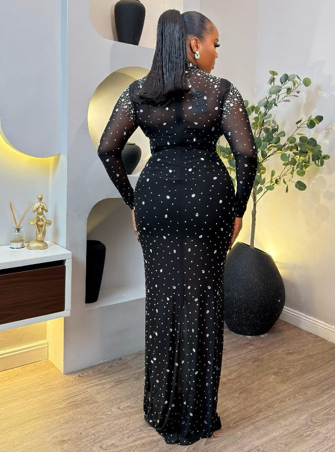 Noctelle Crystal Dress