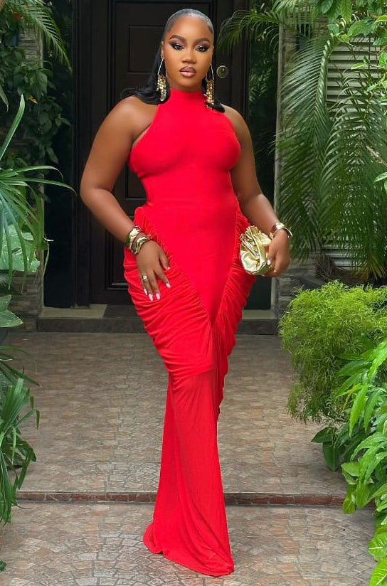 Ardent Ruffle Dress - STERA FASHION 