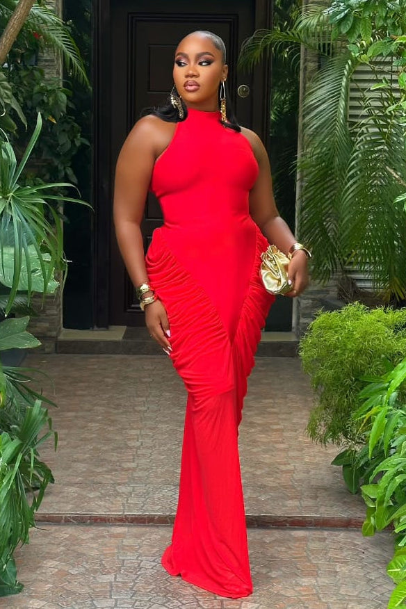 Ardent Ruffle Dress - STERA FASHION 