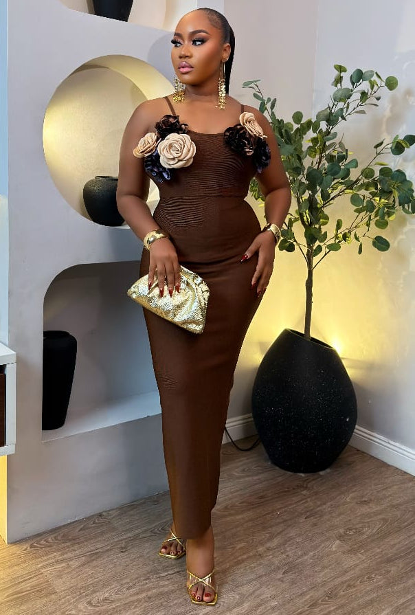 Rosavelle Cocoa Dress